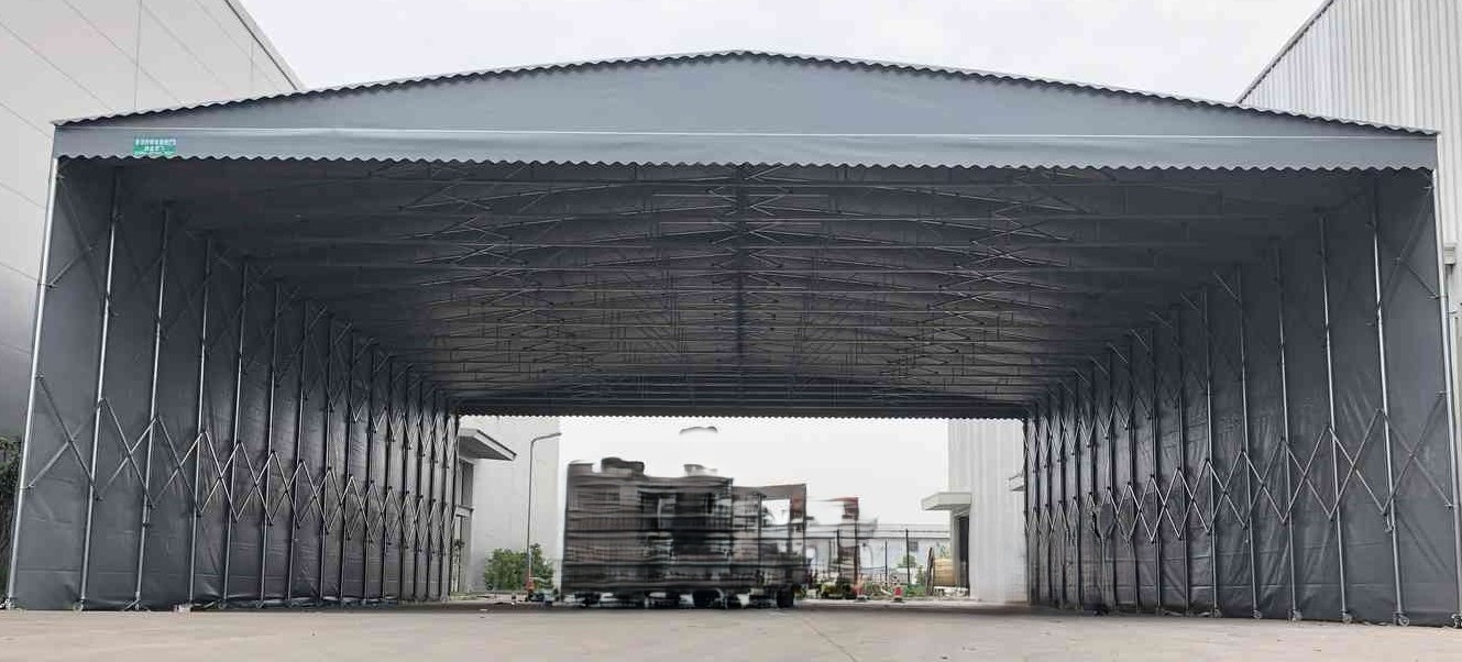 超宽度工厂仓储雨棚